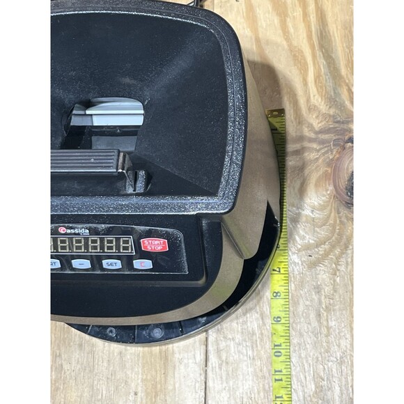 Cassida C200 Coin Sorter Digital Coin Counter Used Missing Trays - Picture 4 of 13